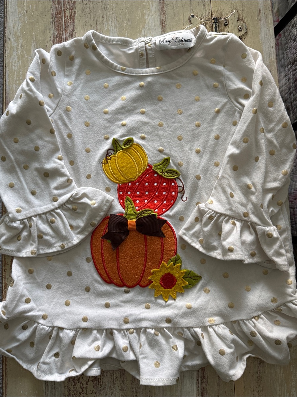 Rare Editions fall toddler dress